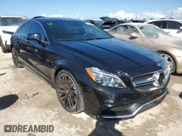 2015 Mercedes-Benz CLS-Class CLS 63 AMG S-Model with VIN WDDLJ7GB1FA151500, listed as a Copart auction lot 77434714 with 0 mi miles and Non Repairable. Bid and sale history available at carsss.com. Image 4.