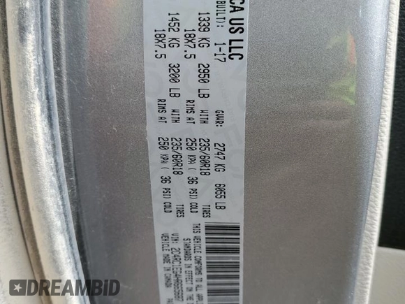 2017 Chrysler Pacifica Touring L Plus с VIN 2C4RC1EG4HR665687, выставлен на аукционе Copart как лот 53917575 с пробегом 133 184 миль миль и Списание • Salvage title. История ставок и продаж доступна на DreamBid. Изображение 14.