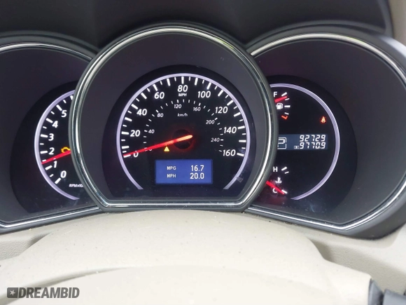2011 Nissan Murano SV with VIN JN8AZ1MWXBW186293, listed as a IAAI auction lot 41477934 with 92,729 mi miles. Bid and sale history available at carsss.com. Image 7.