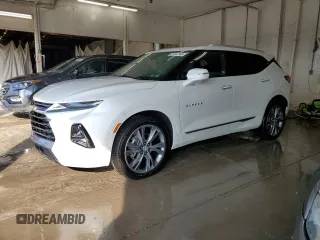 2021 Chevrolet Blazer Premier z VIN 3GNKBLRS4MS519177, wystawiony jako Copart lot #61642865 z przebiegiem 54 805 mil mil oraz Szkoda całkowita • Salvage title. Historia ofert i sprzedaży dostępna na DreamBid. Obrazek 1.