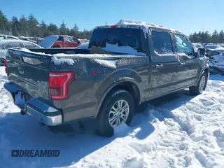 2015 Ford F-150 XLT with VIN 1FTEW1EP7FFD00088, listed as a IAAI auction lot 41364170 with 100,524 mi miles. Bid and sale history available at carsss.com. Image 4.