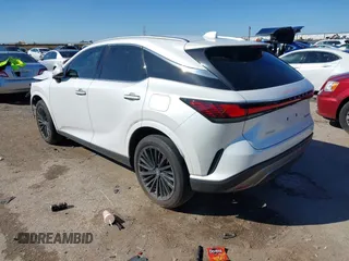2024 Lexus RX 350 with VIN 2T2BAMBA5RC049230, listed as a IAAI auction lot 41759115 with 4,990 mi miles and . Bid and sale history available at DreamBid. Image 3.