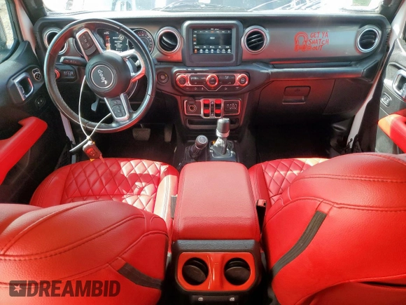 2019 Jeep Wrangler Unlimited Sahara z VIN 1C4HJXEG3KW635681, wystawiony jako Copart lot #60734065 z przebiegiem 75 020 mil mil oraz Szkoda całkowita • Salvage title. Historia ofert i sprzedaży dostępna na DreamBid. Obrazek 8.
