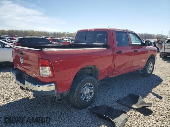 2019 Ram 2500 Tradesman with VIN 3C6UR5CJ7KG598618, listed as a Copart auction lot 50349845 with 51,444 mi miles and Salvage Title. Bid and sale history available at carsss.com. Image 3.