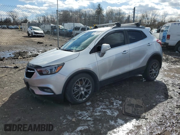 2019 Buick Encore Sport Touring with VIN KL4CJ2SB2KB715531, listed as a Copart auction lot 45710585 with 41,678 mi miles and Salvage Title. Bid and sale history available at DreamBid. Image 1.
