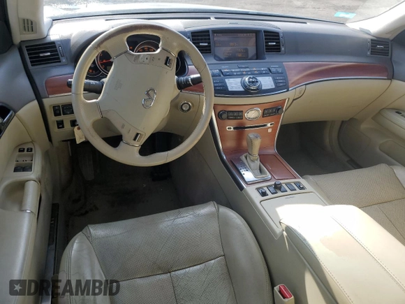 2007 Infiniti M x with VIN JNKAY01F57M460966, listed as a Copart auction lot 48557625 with 230,938 mi miles and Salvage title. Bid and sale history available at DreamBid. Image 8.