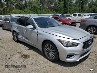2020 Infiniti Q50 Luxe z VIN JN1EV7AP1LM204284, wystawiony jako Copart lot #55536325 z przebiegiem 99 332 mil mil oraz Nie do naprawy • Non repairable. Historia ofert i sprzedaży dostępna na DreamBid. Obrazek 4.