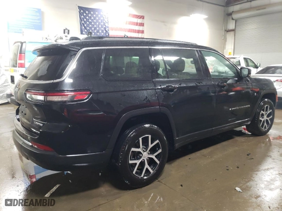 2024 Jeep Grand Cherokee L Limited with VIN 1C4RJKBG4R8931061, listed as a Copart auction lot 88646315 with 20,108 mi miles and Salvage Title. Bid and sale history available at carsss.com. Image 3.