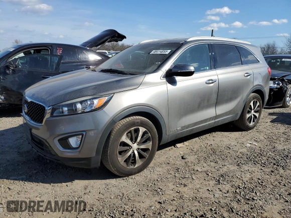 2017 Kia Sorento EX with VIN 5XYPHDA54HG231403, listed as a Copart auction lot 46414855 with 78,558 mi miles and Clean Title. Bid and sale history available at DreamBid. Image 1.