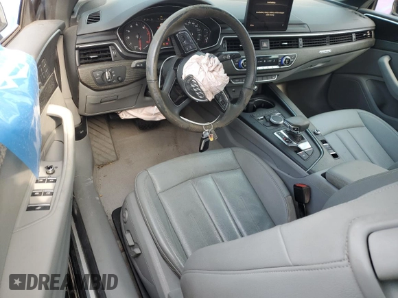 2019 Audi A5 Cabriolet Premium z VIN WAUWNGF59KN006471, wystawiony jako Copart lot #43563665 z przebiegiem 19 627 mil mil oraz Szkoda całkowita • Salvage title. Historia ofert i sprzedaży dostępna na DreamBid. Obrazek 8.