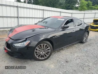 2017 Maserati Ghibli z VIN ZAM57XSA3H1197618, wystawiony jako Copart lot #57450245 z przebiegiem 45 683 mil mil oraz Czysty tytuł • Clean title. Historia ofert i sprzedaży dostępna na DreamBid. Obrazek 1.