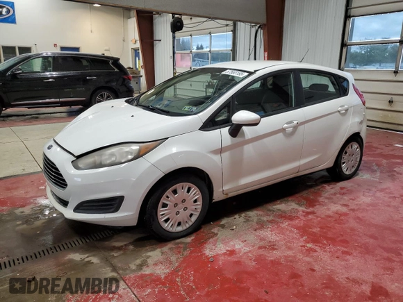 2015 Ford Fiesta S with VIN 3FADP4TJ0FM178804, listed as a Copart auction lot 57560195 with 126,865 mi miles and Salvage title. Bid and sale history available at DreamBid. Image 1.