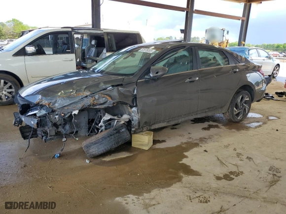 2024 Hyundai Elantra SEL with VIN KMHLS4DG3RU641182, listed as a Copart auction lot 52878065 with 0 mi miles and Clean Title. Bid and sale history available at carsss.com. Image 1.
