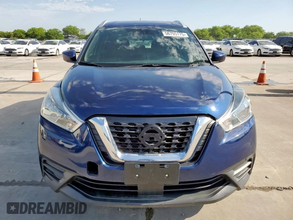 2020 Nissan Kicks SV с VIN 3N1CP5CV3LL536271, выставлен на аукционе Copart как лот 56705175 с пробегом 18 403 миль миль и Списание • Salvage title. История ставок и продаж доступна на DreamBid. Изображение 5.
