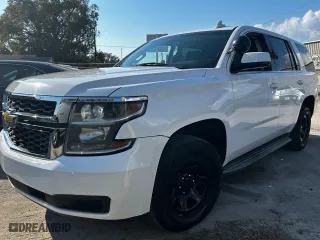 2015 Chevrolet Tahoe Commercial with VIN 1GNSK2EC0FR588821, listed as a Copart auction lot 44429605 with 113,667 mi miles and Clean Title. Bid and sale history available at carsss.com. Image 2.
