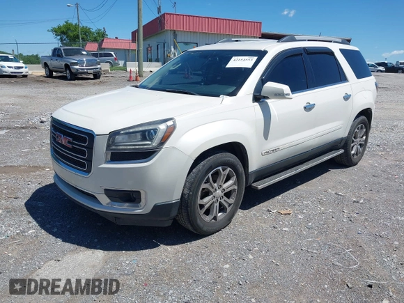 2014 GMC Acadia SLT z VIN 1GKKRRKD0EJ295660, wystawiony jako IAAI lot #42154553 z przebiegiem 190 591 mil mil oraz . Historia ofert i sprzedaży dostępna na DreamBid. Obrazek 2.