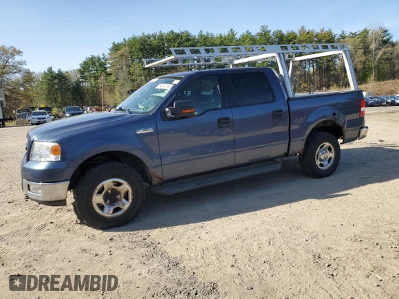 2005 Ford F-150 XLT with VIN 1FTPW14545FB31526, listed as a Copart auction lot 54343155 with 154,751 mi miles and Clean Title. Bid and sale history available at carsss.com. Image 1.