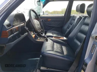 1991 Mercedes-Benz 420 with VIN WDBCA35E7MA572309, listed as a Copart auction lot 52513524 with 92,991 mi miles and Salvage Title. Bid and sale history available at carsss.com. Image 7.