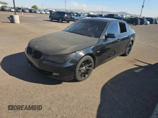 2008 BMW 5 Series 550i with VIN WBANW53508CT50647, listed as a Copart auction lot 74387164 with 153,738 mi miles and Clean Title. Bid and sale history available at carsss.com. Image 2.