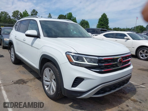 2021 Volkswagen Atlas SEL with VIN 1V2BR2CA4MC541523, listed as a IAAI auction lot 42326498 with 84,090 mi miles and . Bid and sale history available at DreamBid. Image 1.