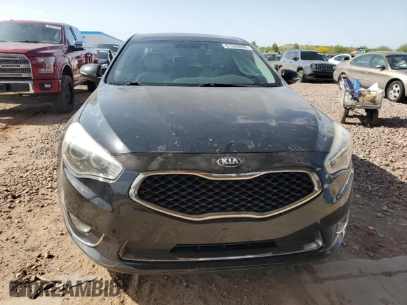 2014 Kia Cadenza Premium z VIN KNALN4D77E5133228, wystawiony jako Copart lot #51340065 z przebiegiem 195 454 mil mil oraz Szkoda całkowita • Salvage title. Historia ofert i sprzedaży dostępna na DreamBid. Obrazek 5.