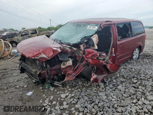 2014 Dodge Grand Caravan American Value with VIN 2C4RDGBG8ER346342, listed as a Copart auction lot 53973995 with Not Provided miles and Non Repairable. Bid and sale history available at DreamBid. Image 1.