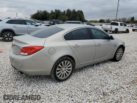 2011 Buick Regal CXL Turbo TO1 with VIN W04GV5EV8B1065283, listed as a Copart auction lot 84183804 with 151,236 mi miles and Salvage Title. Bid and sale history available at carsss.com. Image 3.