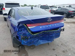 2024 Hyundai Elantra SEL with VIN KMHLS4DGXRU820304, listed as a IAAI auction lot 41895332 with 5,414 mi miles and . Bid and sale history available at DreamBid. Image 6.