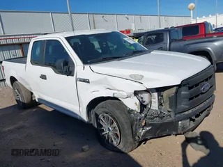 2017 Ford F-150 XL with VIN 1FTEX1C87HKD53036, listed as a IAAI auction lot 41815952 with 153,813 mi miles. Bid and sale history available at carsss.com. Image 1.