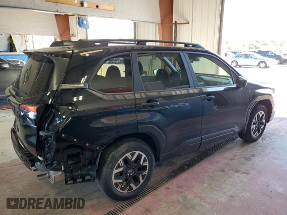 2025 Subaru Forester Premium z VIN JF2SLDBC1SH458876, wystawiony jako Copart lot #57756475 z przebiegiem 57 mil mil oraz Szkoda całkowita • Salvage title. Historia ofert i sprzedaży dostępna na DreamBid. Obrazek 3.