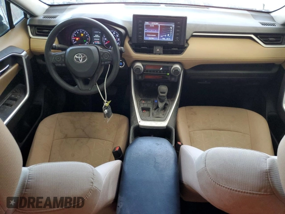 2022 Toyota RAV4 XLE with VIN 2T3W1RFV3NC192260, listed as a Copart auction lot 55153925 with 42,401 mi miles and Salvage title. Bid and sale history available at DreamBid. Image 8.