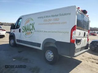 2018 Ram ProMaster Cargo with VIN 3C6TRVAG0JE104838, listed as a Copart auction lot 49676745 with 89,428 mi miles and Salvage Title. Bid and sale history available at DreamBid. Image 2.