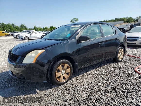 2007 Nissan Sentra 2.0 with VIN 3N1AB61E77L676733, listed as a Copart auction lot 58058295 with 203,845 mi miles and Salvage title. Bid and sale history available at DreamBid. Image 1.