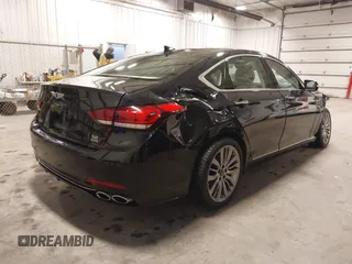 2018 Genesis G80 Ultimate with VIN KMHGN4JF2JU265826, listed as a IAAI auction lot 41749930 with 38,171 mi miles and . Bid and sale history available at carsss.com. Image 4.