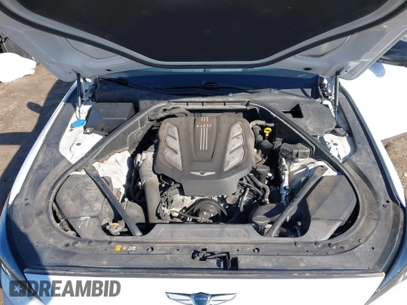 2018 Genesis G80 3.3T Sport with VIN KMHGN4JBXJU222333, listed as a IAAI auction lot 41815371 with 77,494 mi miles. Bid and sale history available at carsss.com. Image 10.
