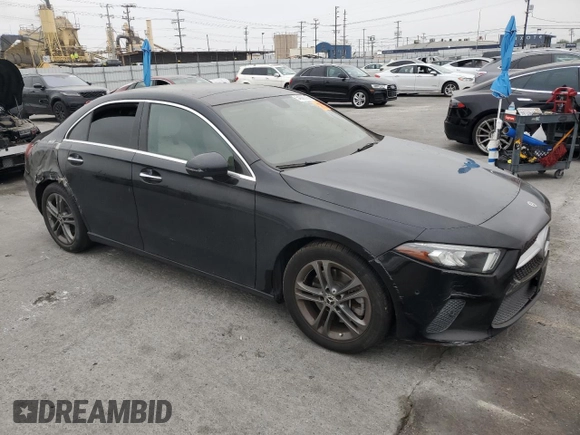2020 Mercedes-Benz A 220 with VIN W1K3G4EB2LJ215667, listed as a Copart auction lot 54392335 with 151,570 mi miles and Salvage title. Bid and sale history available at DreamBid. Image 4.