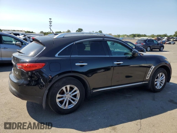 2009 Infiniti FX35 with VIN JNRAS18W49M152026, listed as a Copart auction lot 69877474 with 0 mi miles and Salvage Title. Bid and sale history available at carsss.com. Image 3.