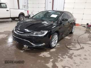 2015 Chrysler 200 Limited with VIN 1C3CCCAB9FN690174, listed as a IAAI auction lot 41330163 with 123,633 mi miles and . Bid and sale history available at carsss.com. Image 17.