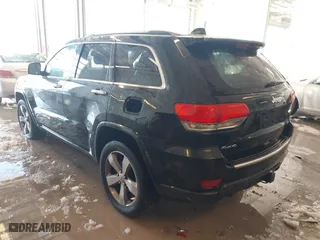 2014 Jeep Grand Cherokee Overland with VIN 1C4RJFCT7EC187319, listed as a IAAI auction lot 41256107 with 98,287 mi miles. Bid and sale history available at carsss.com. Image 3.