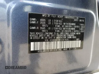 2015 Subaru Outback Limited z VIN 4S4BSALC4F3351625, wystawiony jako Copart lot #56627935 z przebiegiem 199 375 mil mil oraz Szkoda całkowita • Salvage title. Historia ofert i sprzedaży dostępna na DreamBid. Obrazek 12.