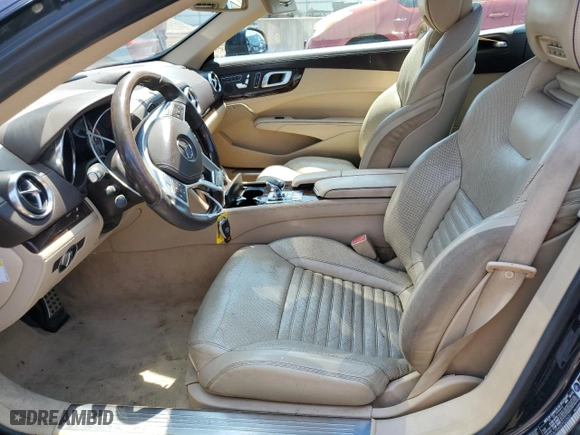 2014 Mercedes-Benz SL-Class SL 550 with VIN WDDJK7DA5EF022631, listed as a Copart auction lot 62602684 with 58,423 mi miles and Salvage Title. Bid and sale history available at carsss.com. Image 7.