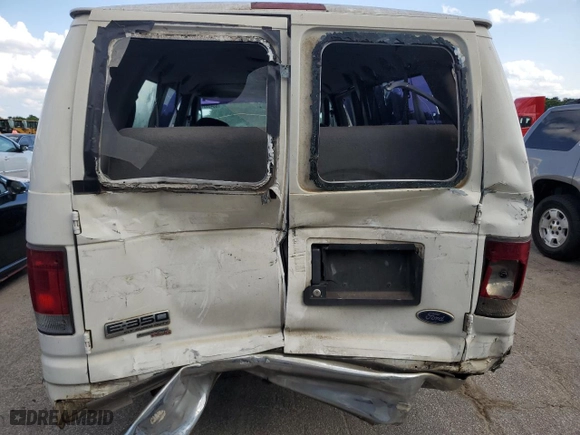 2007 Ford Econoline Wagon XL with VIN 1FBSS31LX7DA29123, listed as a Copart auction lot 80618144 with 220,656 mi miles and Non Repairable. Bid and sale history available at carsss.com. Image 10.
