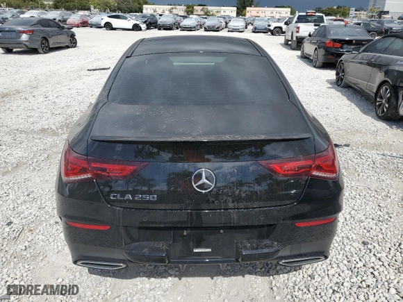 2023 Mercedes-Benz CLA with VIN W1K5J4GB5PN370400, listed as a Copart auction lot 45583925 with 22,073 mi miles and Salvage Title. Bid and sale history available at carsss.com. Image 6.