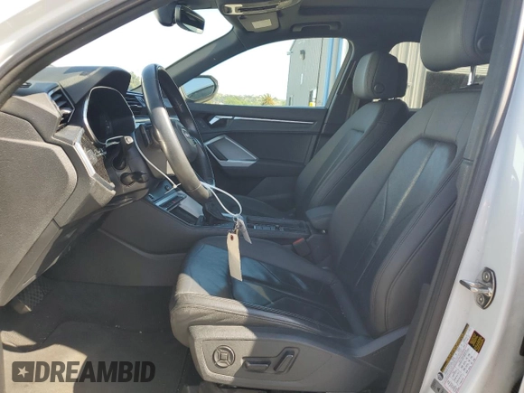 2021 Audi Q3 S line Premium Plus with VIN WA1EECF36M1129591, listed as a Copart auction lot 54921935 with 109,365 mi miles and Salvage title. Bid and sale history available at DreamBid. Image 7.