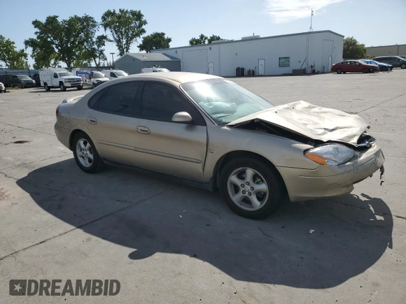 2000 Ford Taurus SES with VIN 1FAFP55S5YG260724, listed as a Copart auction lot 53583535 with Not Provided miles and Salvage Title. Bid and sale history available at DreamBid. Image 4.