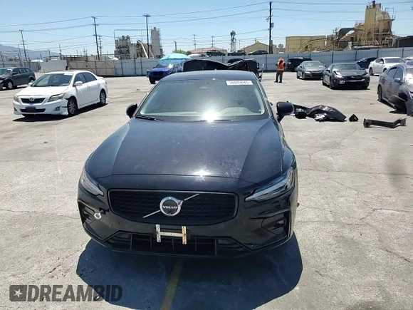 2024 Volvo S60 Plus Dark Theme with VIN 7JRL12FL2RG291095, listed as a Copart auction lot 56045645 with 48,162 mi miles and Salvage title. Bid and sale history available at DreamBid. Image 14.
