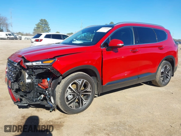 2020 Hyundai Santa Fe Limited with VIN 5NMS53AA2LH283122, listed as a IAAI auction lot 41259980 with 16,080 mi miles and . Bid and sale history available at DreamBid. Image 18.