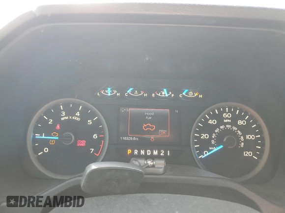 2016 Ford F-150 XL with VIN 1FTEW1CG4GKE01245, listed as a Copart auction lot 48244945 with 116,329 mi miles and Salvage Title. Bid and sale history available at DreamBid. Image 9.