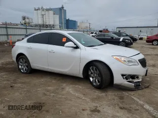 2017 Buick Regal with VIN 2G4GM5EX2H9154776, listed as a Copart auction lot 84531554 with 45,385 mi miles and Salvage Title. Bid and sale history available at carsss.com. Image 4.