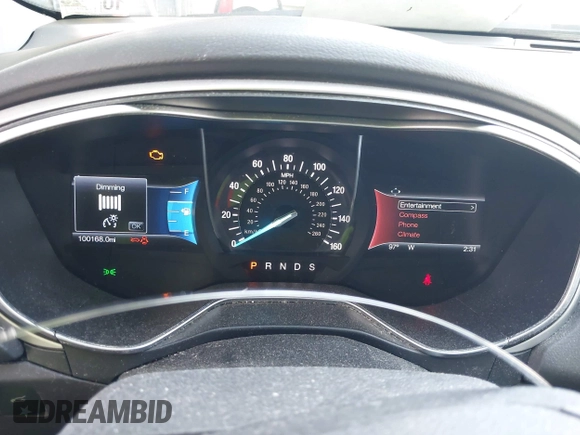2016 Ford Fusion SE with VIN 1FA6P0HD0G5116377, listed as a IAAI auction lot 42582516 with 100,168 mi miles and . Bid and sale history available at DreamBid. Image 7.